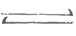 Fairchild Industries Weatherstrip Kits for 2007-2018 WRANGLER, 2018 WRANGLER JK - KD4144
