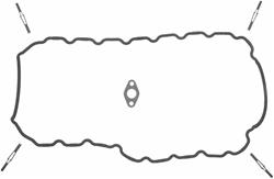 Fel-Pro Oil Pan Gaskets for 1986-1987 AEROSTAR, 1991-1992 MUSTANG, 1985-1992 RANGER - OS 30545 R