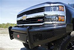 Fab Fours Black Steel Front Bumpers CH05-S1361-1