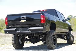 Fab Fours Black Steel Elite Rear Bumpers CH08-U1450-1