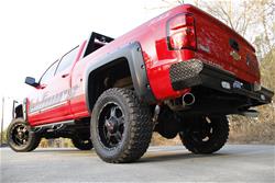 Fab Fours Black Steel Rear Bumpers CH14-T3050-1