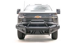 Fab Fours Black Steel Elite Pre-Runner Front Bumpers for 2020-2023 SILVERADO 2500 HD, SILVERADO 3500 HD - CH20-Q4962-1