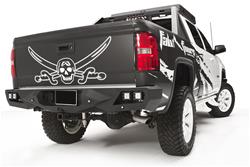 Fab Fours Vengeance Series Rear Bumpers for 2014-2017 SIERRA 1500, 2014-2018 SILVERADO 1500 - CS14-E3151-1