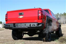 Fab Fours Premium Rear Bumpers for 2014-2018 SIERRA 1500, SILVERADO 1500 - CS14-W3150-B