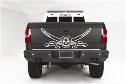 Fab Fours Premium Rear Bumpers for 2014-2018 SIERRA 1500, SILVERADO 1500 - CS14-W3151-B