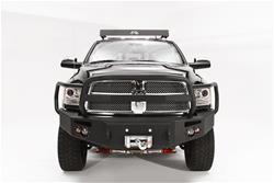 Fab Fours Premium Winch Full Guard Bumpers for 2013-2018 1500 - DR13-F2950-B