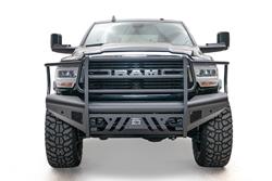 Fab Fours Black Steel Elite Full Guard Front Bumpers DR19-Q4460-1