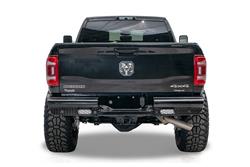 Fab Fours Black Steel Rear Bumpers DR19-T4450-1