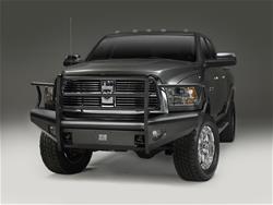 Fab Fours Black Steel Elite Full Guard Front Bumpers for 1994-2002 RAM 2500, RAM 3500 - DR94-Q1560-1