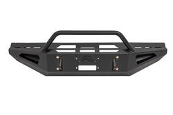 Fab Fours Red Steel Front Bumpers for 1994-2002 RAM 2500, RAM 3500 - DR94-RS1562-1