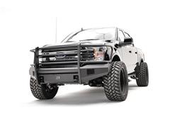 Fab Fours Black Steel Elite Full Guard Front Bumpers for 2018-2020 F-150 - FF18-R4560-1