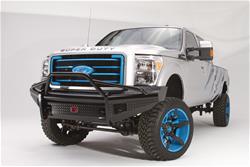 Fab Fours Black Steel Pre-Runner Front Bumpers FS08-S1962-1