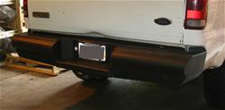 Fab Fours Black Steel Elite Rear Bumpers for 1999-2015 F-350 SUPER DUTY, F-250 SUPER DUTY, 1999 F-250 - FS08-U1350-1