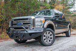 Fab Fours Red Steel Front Bumpers for 2011-2016 F-250 SUPER DUTY, F-350 SUPER DUTY, F-450 SUPER DUTY - FS11-RS2562-1
