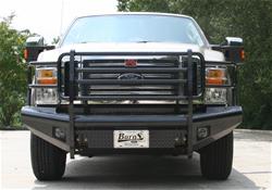 Fab Fours Black Steel Full Guard Front Bumpers FS11-S2560-1