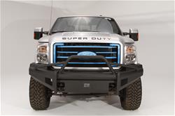 Fab Fours Black Steel Elite Pre-Runner Front Bumpers FS99-Q1662-1