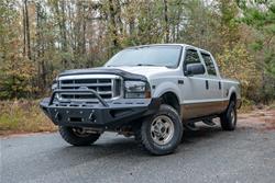 Fab Fours Red Steel Front Bumpers for 1999-2004 F-250 SUPER DUTY, F-350 SUPER DUTY - FS99-RS1662-1