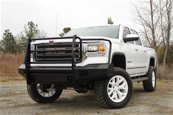 Fab Fours Black Steel Full Guard Front Bumpers for 2007-2013 SIERRA 1500 - GM07-K2160-1