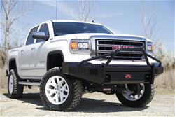 Fab Fours Black Steel Pre-Runner Front Bumpers for 2007-2013 SIERRA 1500 - GM07-K2162-1