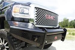 Fab Fours Black Steel Front Bumpers GM08-S2161-1