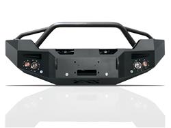Fab Fours Premium Winch Full Guard Bumpers for 2014-2015 SIERRA 1500 - GS14-F3152-1