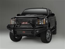 Fab Fours Black Steel Pre-Runner Front Bumpers for 2011-2014 SIERRA 2500 HD, SIERRA 3500 HD - GM11-S2862-1