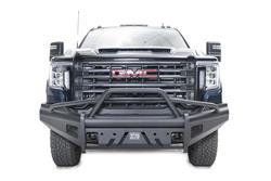 Fab Fours Black Steel Elite Pre-Runner Front Bumpers for 2020-2023 SIERRA 2500 HD, SIERRA 3500 HD - GM20-Q5062-1