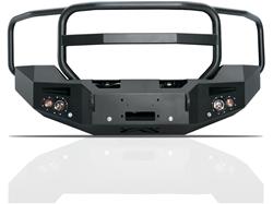 Fab Fours Premium Winch Full Guard Bumpers for 2016-2018 SIERRA 1500 - GS16-F3950-1