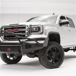 Fab Fours Black Steel Pre-Runner Front Bumpers for 2016-2018 SIERRA 1500 - GS16-K3962-1