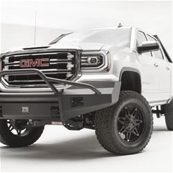 Fab Fours Black Steel Elite Pre-Runner Front Bumpers for 2016-2018 SIERRA 1500 - GS16-R3962-1