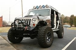 Fab Fours Jeep JK Hardcore Stubby Winch Bumpers for 2007-2017 WRANGLER, 2018 WRANGLER JK - JK07-B1854-1