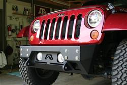 Fab Fours Premium Winch Bumpers for 2007-2017 WRANGLER, 2018 WRANGLER JK - JK07-B1855-1