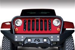 Fab Fours Jeep JK FMJ Full Width Winch Bumpers for 2007-2017 WRANGLER, 2018 WRANGLER JK - JK07-B1858-1