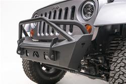 Fab Fours Jeep JK Stubby Bumpers for 2007-2018 WRANGLER, 2018 WRANGLER JK - JK07-B1952-1
