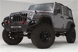 Fab Fours Vengeance Series Pre-Runner Bumpers for 2007-2017 WRANGLER, 2018 WRANGLER JK - JK07-D1852-1