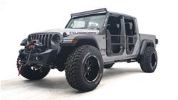 Fab Fours Jeep JL/JT Stubby Winch Bumpers for 2020-2024 GLADIATOR, 2018-2024 WRANGLER - JL18-B4751-1