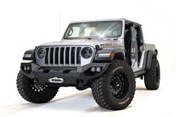 Fab Fours Matrix Series Front Bumpers for 2020-2024 GLADIATOR, 2018-2024 WRANGLER - JL18-X4651-B