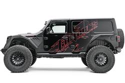Fab Fours Jeep JL Front Grumper Fenders for 2018-2024 WRANGLER - JL4600-B