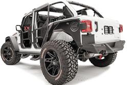 Fab Fours License Plate Brackets for 2018-2024 WRANGLER - M4550-B