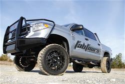 Fab Fours Black Steel Full Guard Front Bumpers for 2007-2013 TUNDRA - TT07-K1860-1