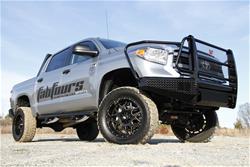 Fab Fours Black Steel Full Guard Front Bumpers for 2014-2021 TUNDRA - TT14-K2860-1
