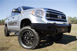 Fab Fours Black Steel Front Bumpers for 2014-2021 TUNDRA - TT14-K2861-1
