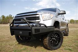 Fab Fours Black Steel Elite Pre-Runner Front Bumpers for 2014-2021 TUNDRA - TT14-R2862-1
