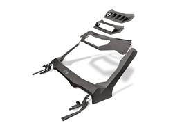 Fab Fours Inc. - Cab Visors for 2017-2019 SILVERADO 2500 HD, SILVERADO 3500 HD - VC3000-1