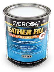 Evercoat FeatherFill G2 Primer Surfacer 1 Gallon Flat Gray/Silver FIB-713