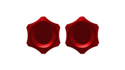 Fathouse Performance Billet A/C Line Caps FP-ACCK-RED