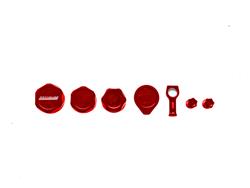 Fathouse Performance Billet Cap Kits for 2015-2017 MUSTANG - FP-BCK-RED-G1