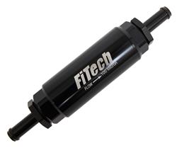 FiTech Go Fuel Inline 100 Microns Fuel Filter with -8 AN Inlet Size 55003