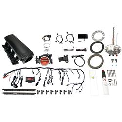 FiTech Ultimate LS 500 HP EFI Long Runner Cathedral Intake Fuel Injection Master Kits 76306