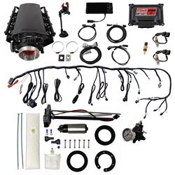 FiTech Ultimate LS 500 HP EFI Short Cathedral Intake Fuel Injection Master Kits 76401